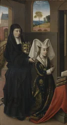 Isabel of Portugal with Saint Elizabeth